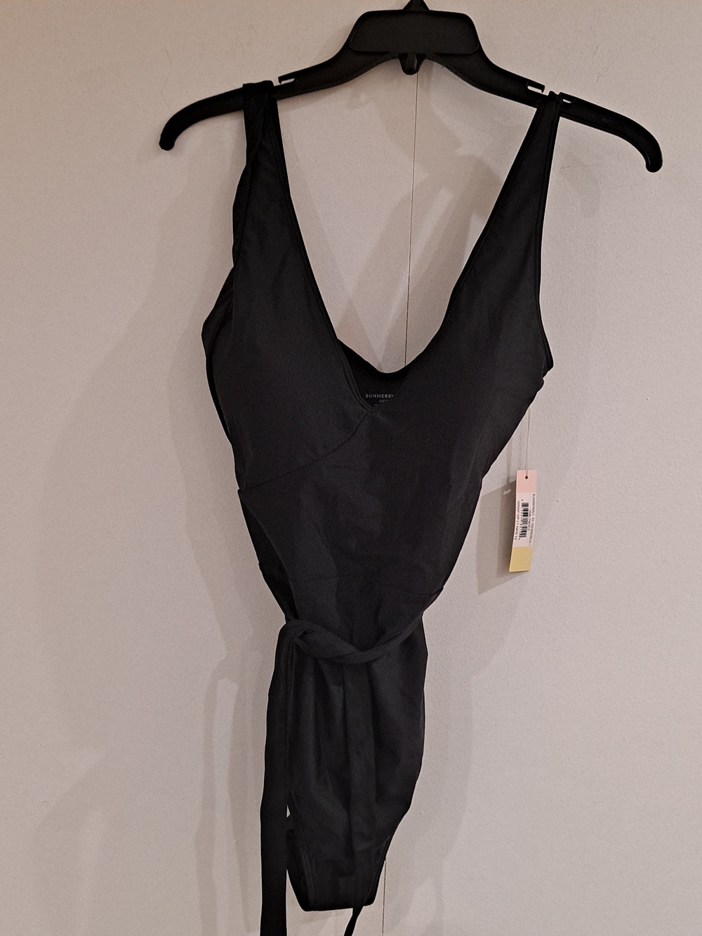Summersalt Black Sz LT One-Piece Swimsuit (SZ 12 LT) NWT